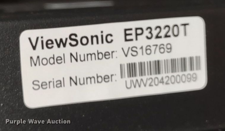 image for item MD9500 (3) ViewSonic EP3220T/VS16769 interactive display systems