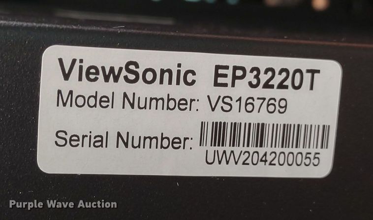 image for item MD9500 (3) ViewSonic EP3220T/VS16769 interactive display systems