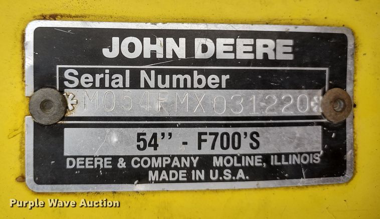 image for item MD9503 John Deere F725  lawn mower