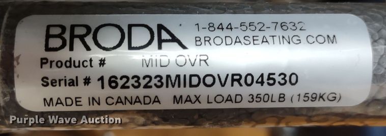 image for item MD9510 (5) Broda Midline tilt wheelchairs