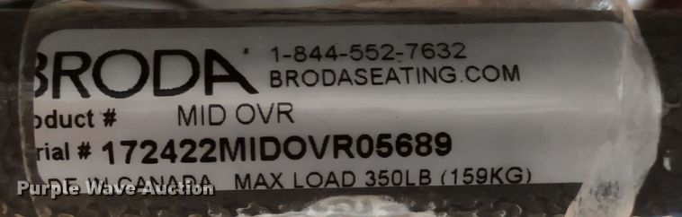 image for item MD9510 (5) Broda Midline tilt wheelchairs