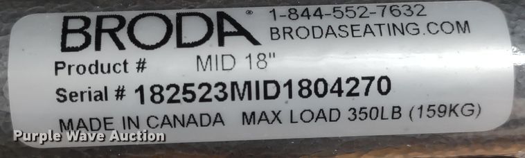 image for item MD9510 (5) Broda Midline tilt wheelchairs