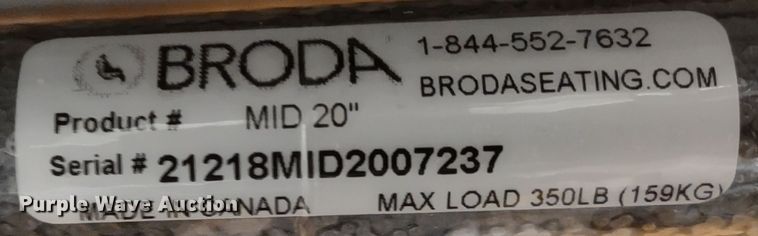 image for item MD9510 (5) Broda Midline tilt wheelchairs