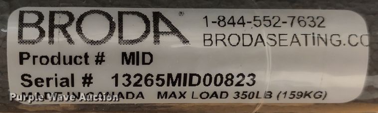 image for item MD9510 (5) Broda Midline tilt wheelchairs