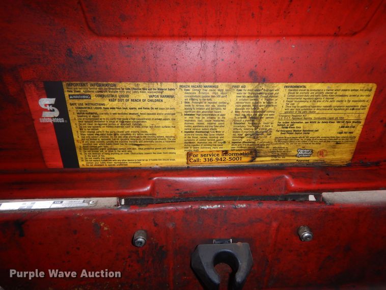 image for item MI9302 Safety Kleen 60  parts washer