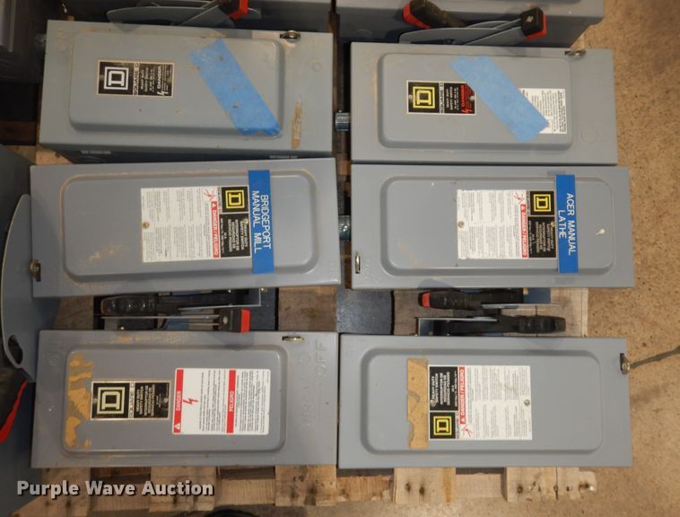 image for item MI9306 (34) Square D safety switches