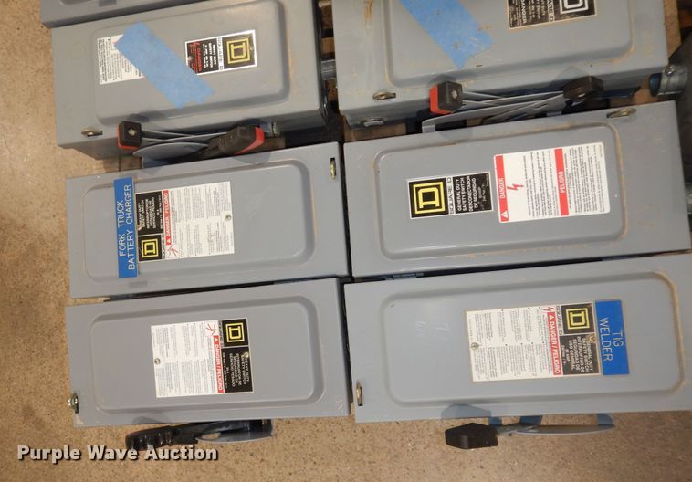 image for item MI9306 (34) Square D safety switches