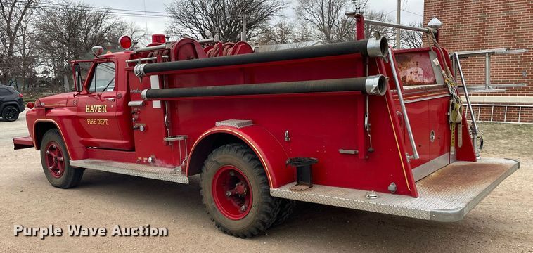 image for item MP9242 1967 Ford F750  pumper fire truck