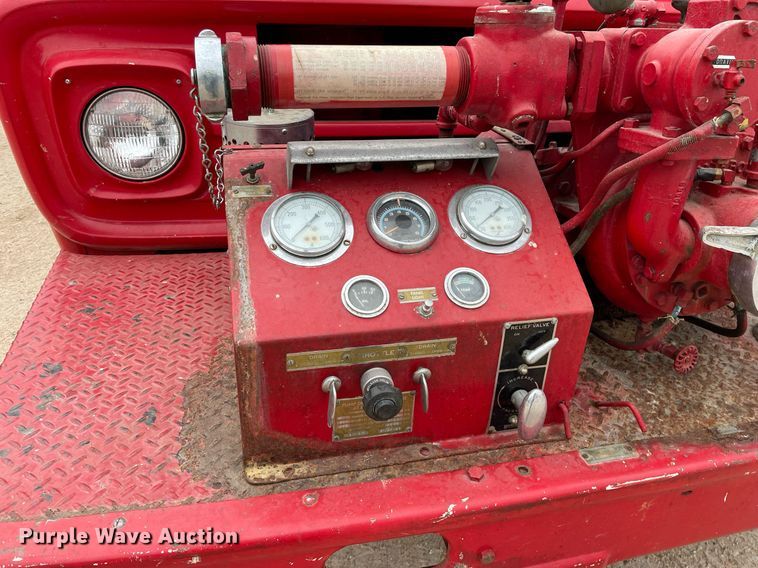 image for item MP9242 1967 Ford F750  pumper fire truck