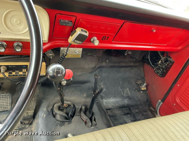 image for item MP9242 1967 Ford F750  pumper fire truck