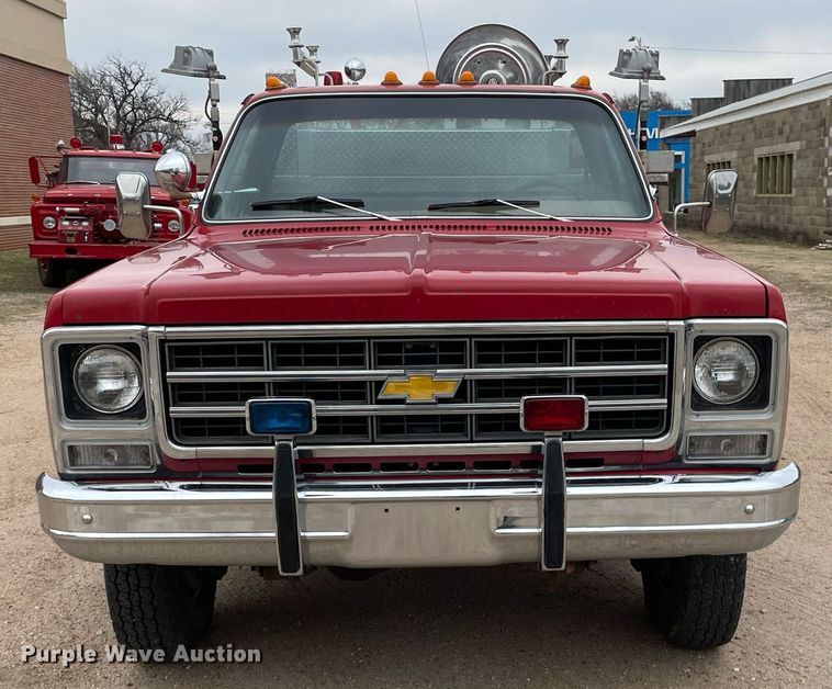image for item MP9244 1979 Chevrolet Scottsdale 30  brush fire truck