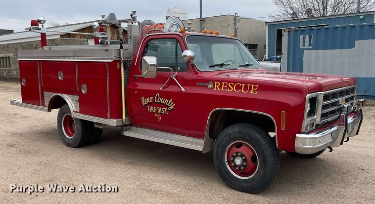 image for item MP9244 1979 Chevrolet Scottsdale 30  brush fire truck