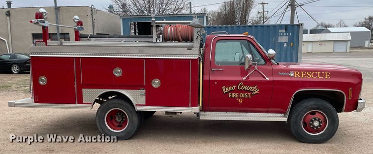 image for item MP9244 1979 Chevrolet Scottsdale 30  brush fire truck