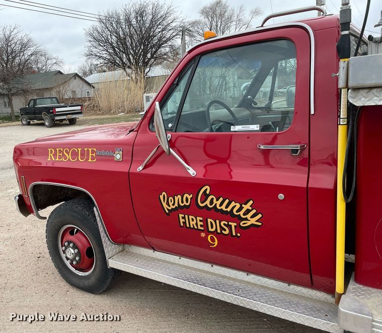 image for item MP9244 1979 Chevrolet Scottsdale 30  brush fire truck