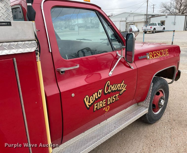 image for item MP9244 1979 Chevrolet Scottsdale 30  brush fire truck