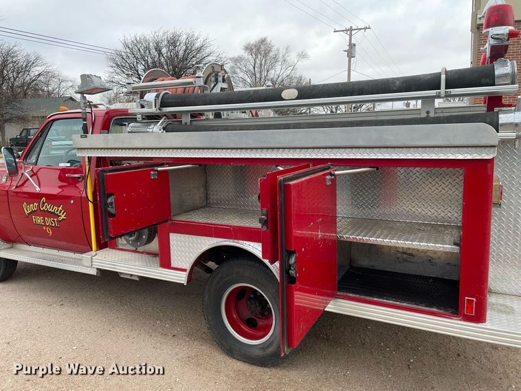 image for item MP9244 1979 Chevrolet Scottsdale 30  brush fire truck