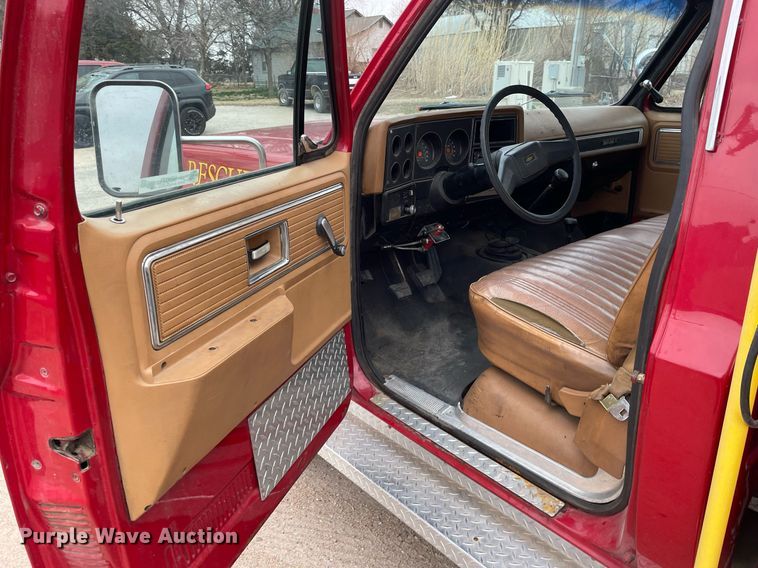 image for item MP9244 1979 Chevrolet Scottsdale 30  brush fire truck