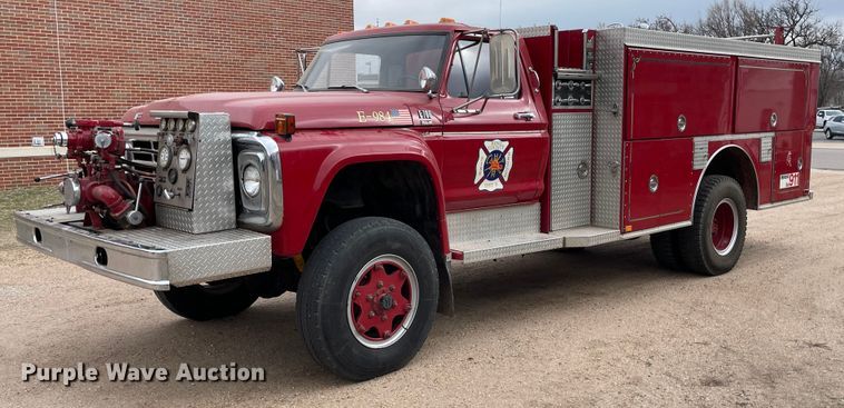 image for item MP9245 1979 Ford F700  pumper fire truck