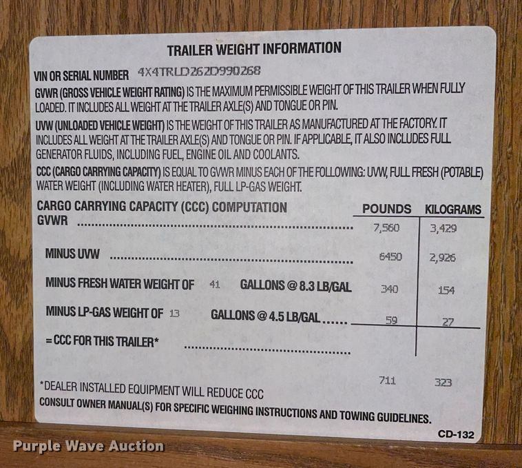 image for item MP9247 2001 Forest River Rockwood Freedom  camper