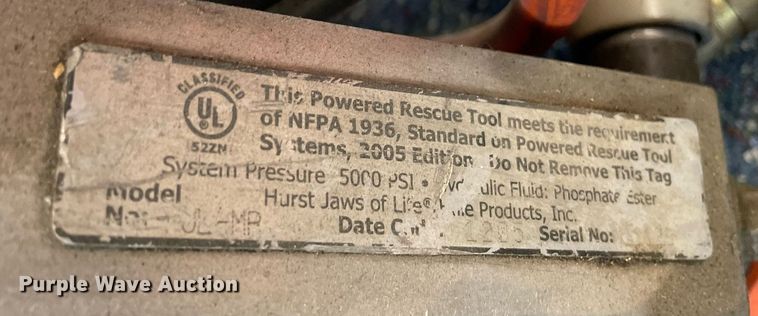 image for item MP9249 Hurst Jaws of Life  rescue equipment
