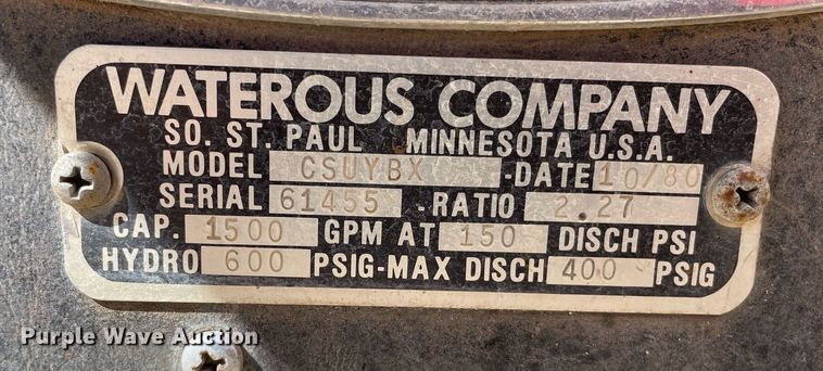 image for item MP9258 1980 Pierce V1324M  pumper fire truck