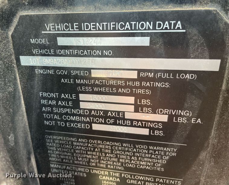 image for item MP9258 1980 Pierce V1324M  pumper fire truck