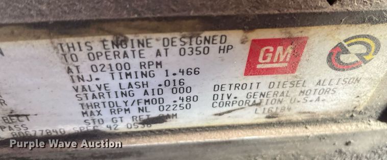 image for item MP9259 1986 Pierce E3172  fire truck