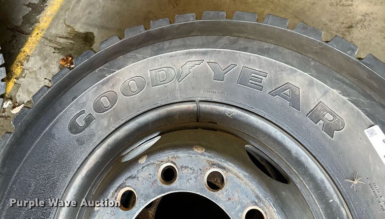 image for item MP9263 (2) GoodYear 11.00R20 wheels and tires
