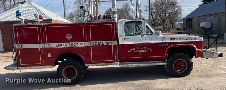 image for item MP9264 1983 Chevrolet K3500  pumper fire truck