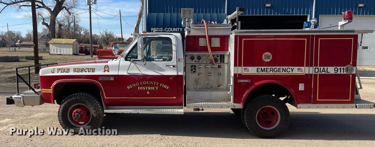 image for item MP9264 1983 Chevrolet K3500  pumper fire truck