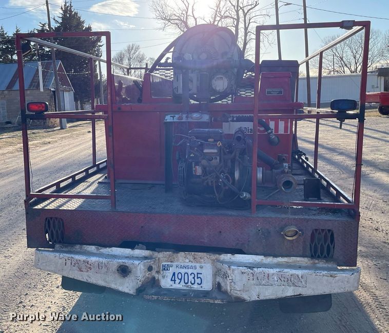 image for item MP9266 1985 Chevrolet D30 Military Postal Unit  brush fire truck