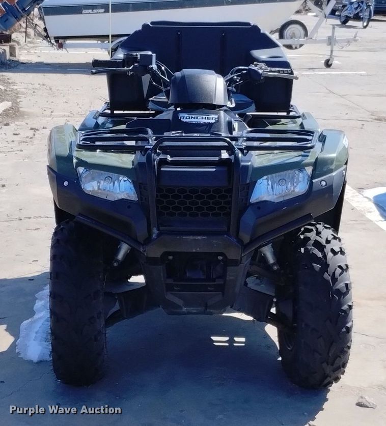 image for item MR9567 2014 Honda Rancher TRX420FM  ATV