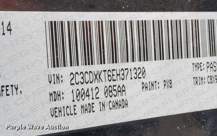 image for item MW9563 2014 Dodge Charger Police