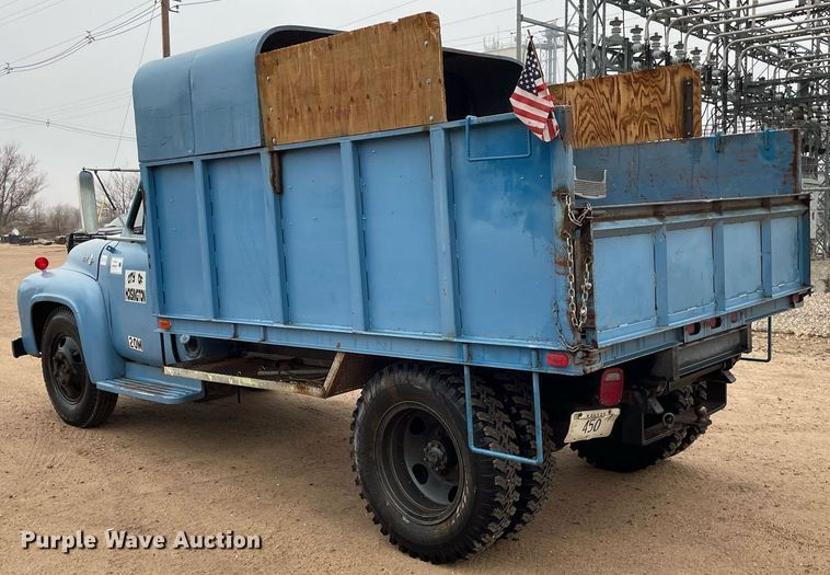 image for item MY9041 1955 Ford F600  dump truck