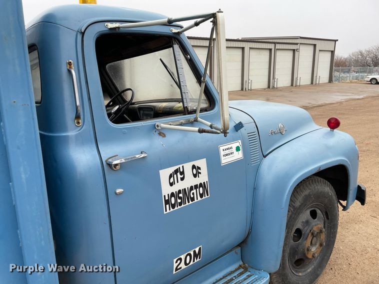 image for item MY9041 1955 Ford F600  dump truck