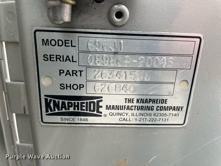 image for item MY9044 Knapheide 696J1  utility bed