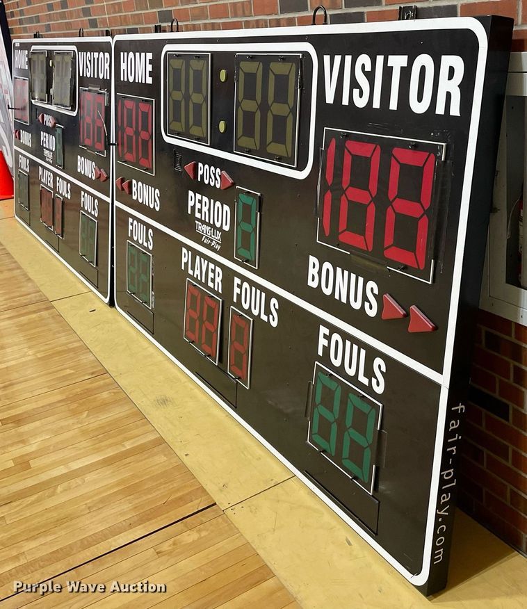 image for item MY9058 (2) Trans Lux Fair Play score boards