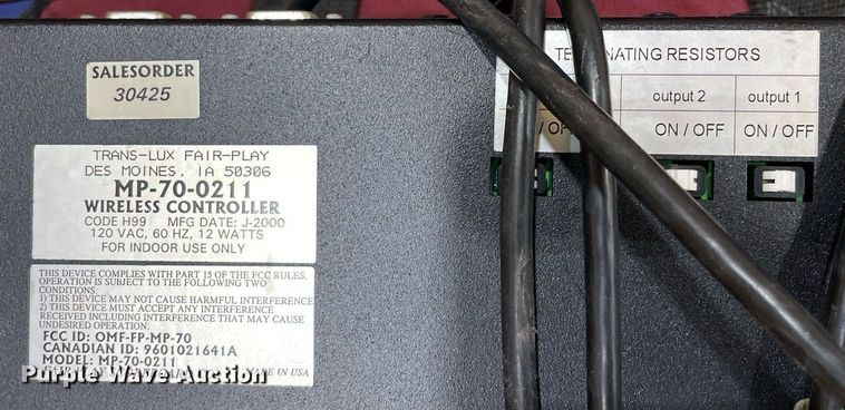 image for item MY9058 (2) Trans Lux Fair Play score boards