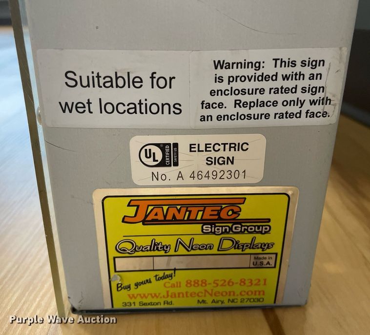 image for item MY9249 Janitec  sign