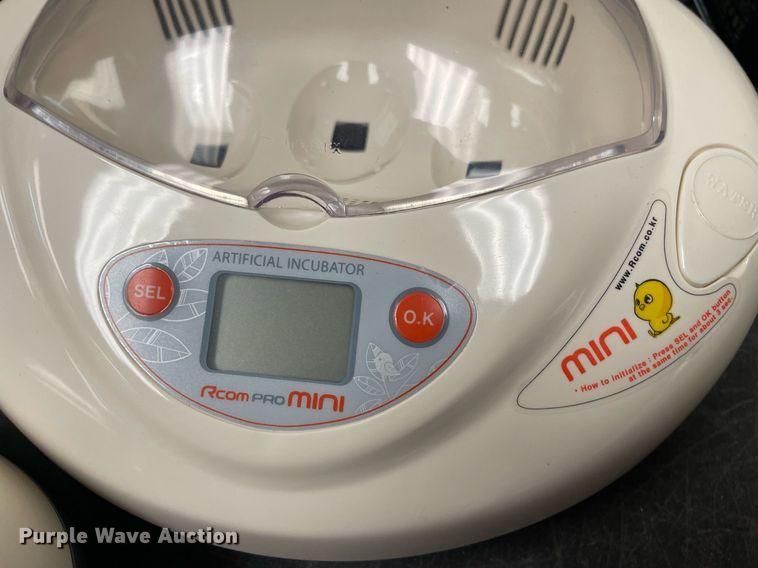 image for item MY9250 (3) Rcom artificial incubators