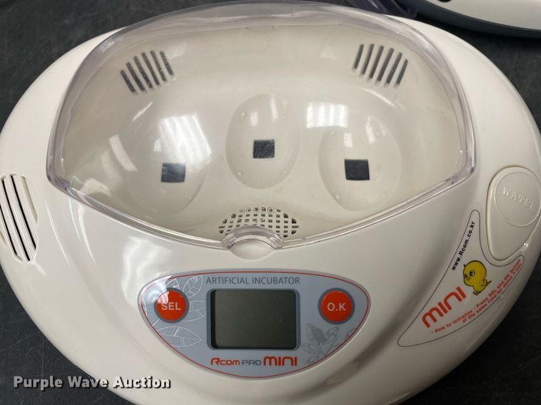 image for item MY9250 (3) Rcom artificial incubators