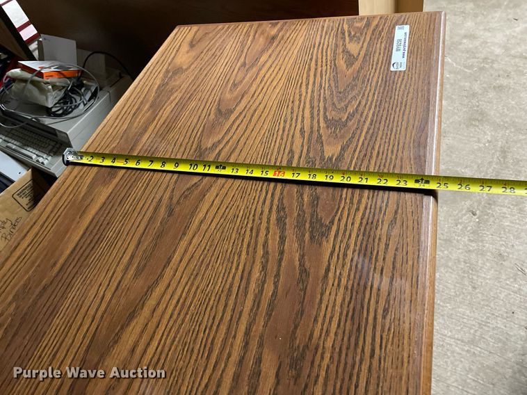 image for item MY9258 (3) wood lateral file cabinets