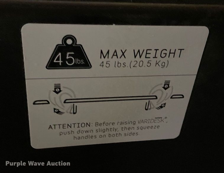 image for item MY9263 Veridesk ProPlus 48  desk topper