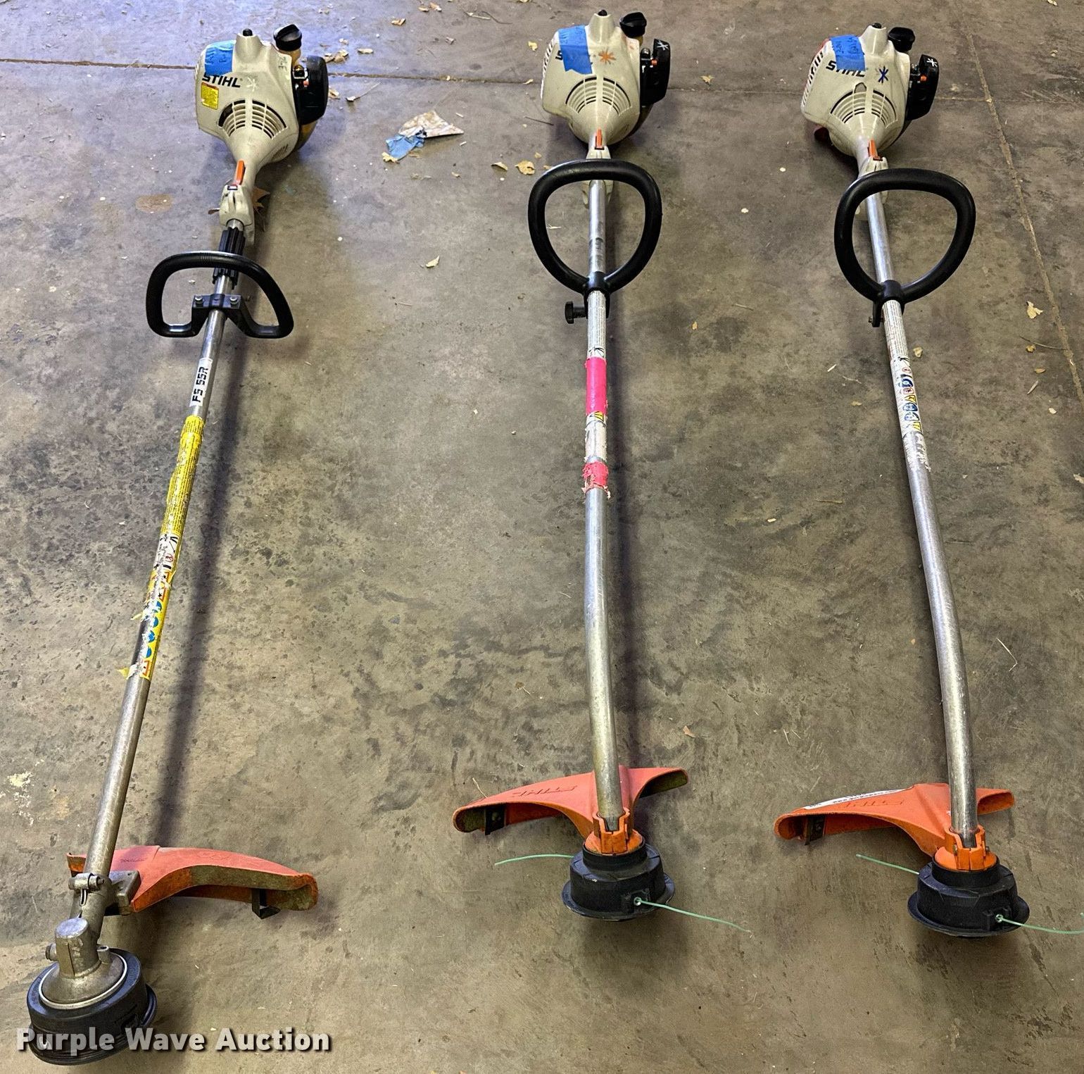 (3) Stihl string trimmers in Hays, KS Item LN9348 sold Purple Wave