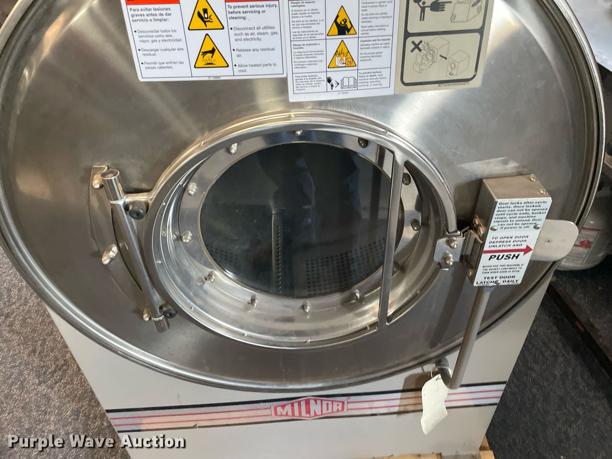 2002 Milnor 30015V7J washer/extractor in Buhler, KS Item MP9248 sold