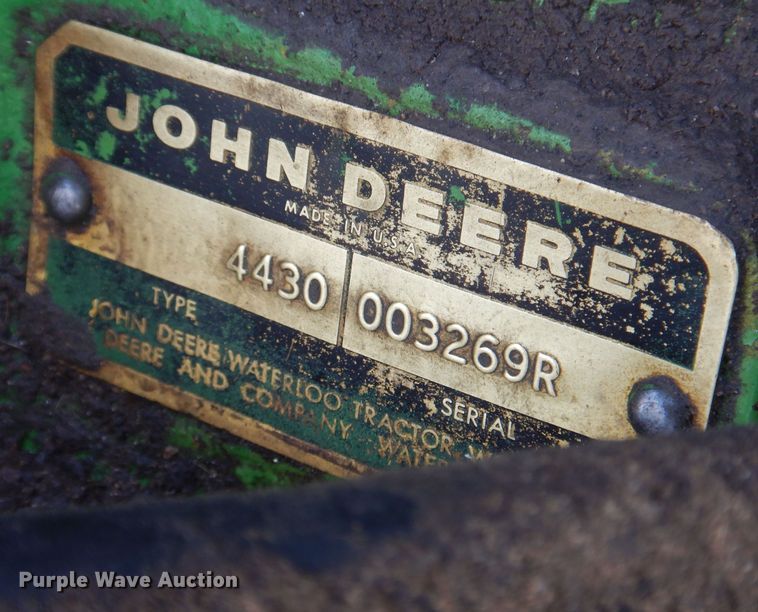 image for item DK5202 1973 John Deere 4430  tractor