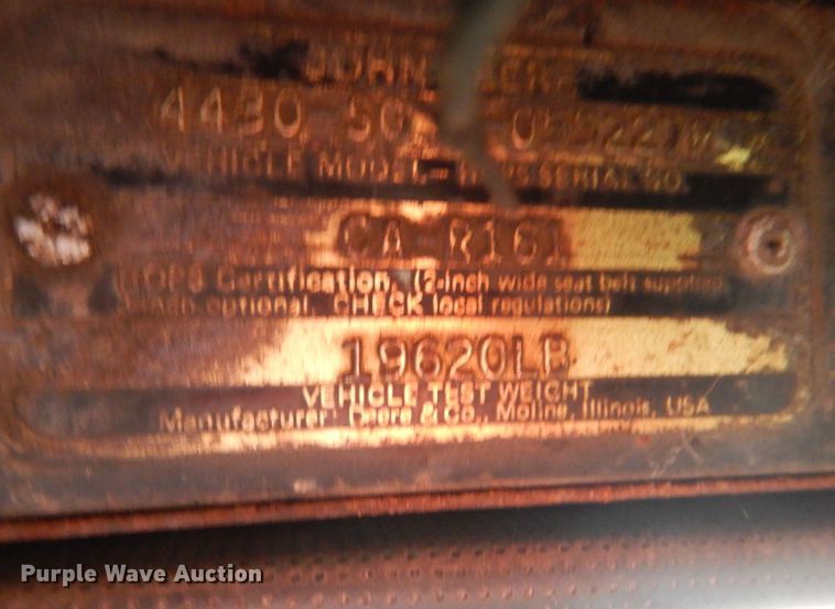 image for item DK5203 1975 John Deere 4430  tractor