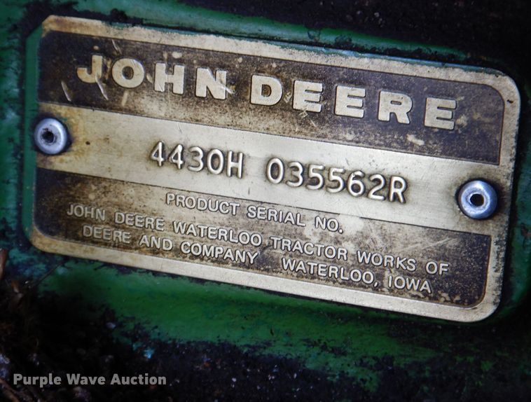 image for item DK5203 1975 John Deere 4430  tractor
