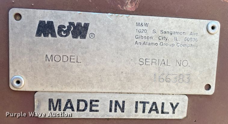 image for item DL7081 M&W  hay tedder