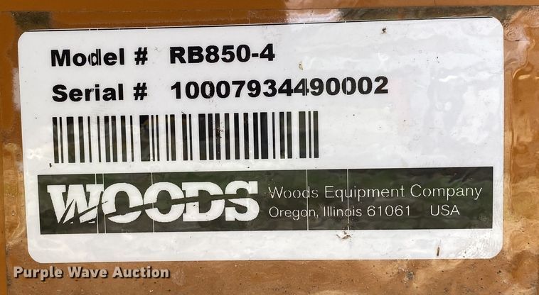image for item DL7092 Woods RB850-4  blade